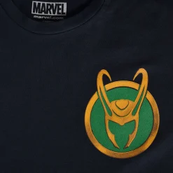 Loki - Logo T-Shirt blauw