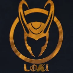 Loki - Logo T-Shirt blauw