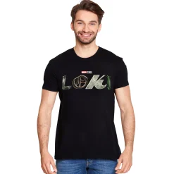 Loki - Logo T-Shirt zwart