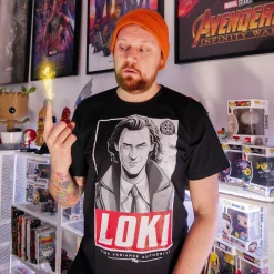 Loki Square T-Shirt zwart