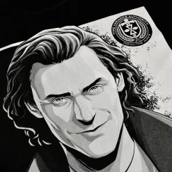 Loki Square T-Shirt zwart
