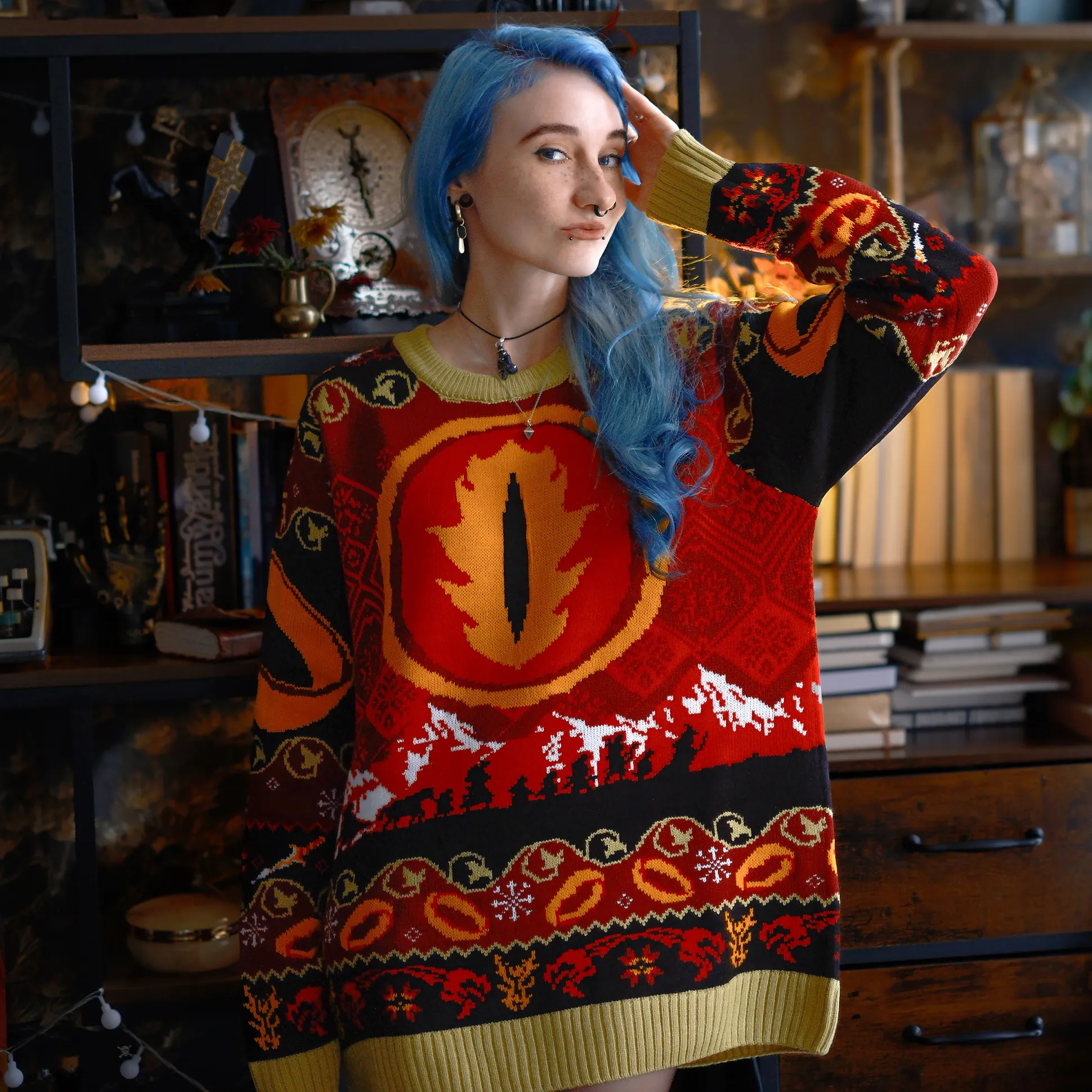 Lord of the Rings - De Ene Ring Gebreide Trui