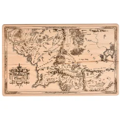 Lord of the Rings - Midden-aarde Kaart Snijplank Beuk