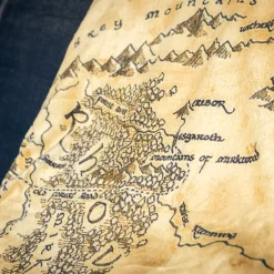 Lord of the Rings - Midden-Aarde Kaart Pluche Deken met Teddybont