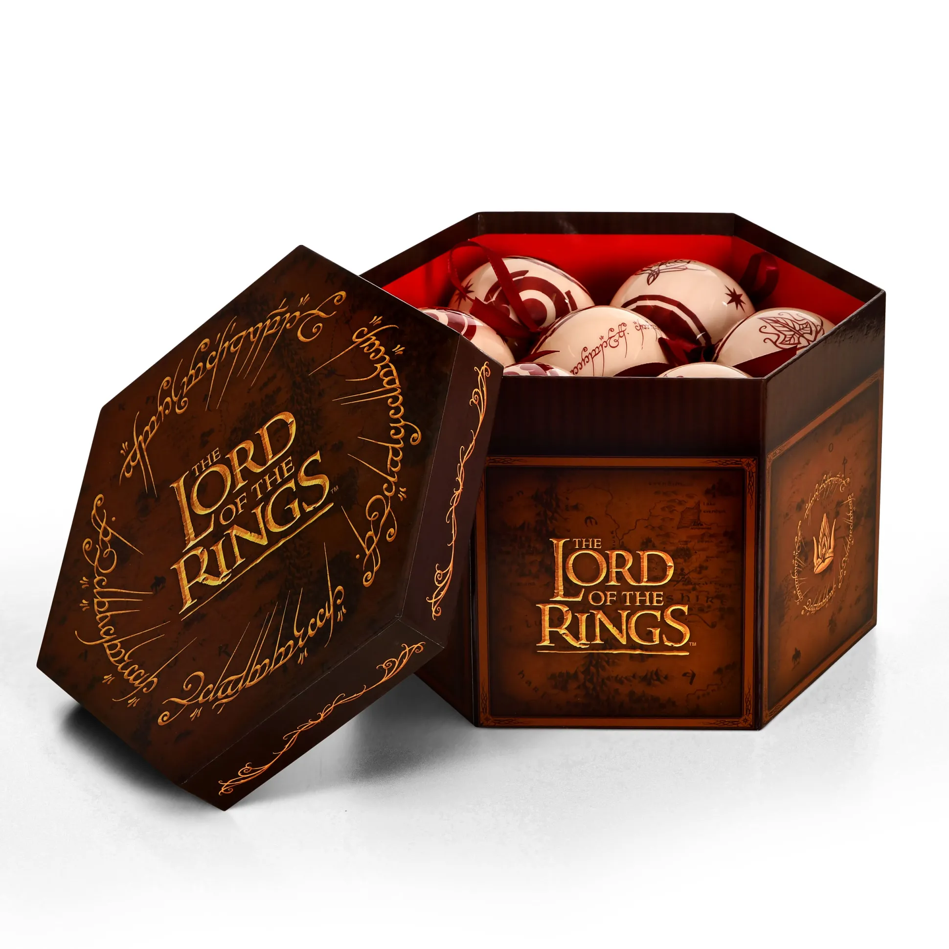 Lord of the Rings - Midden-aarde Symbolen Kerstboom Ballen 14st