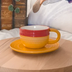 Luffy Strohoed Mok met Schoteltje - One Piece