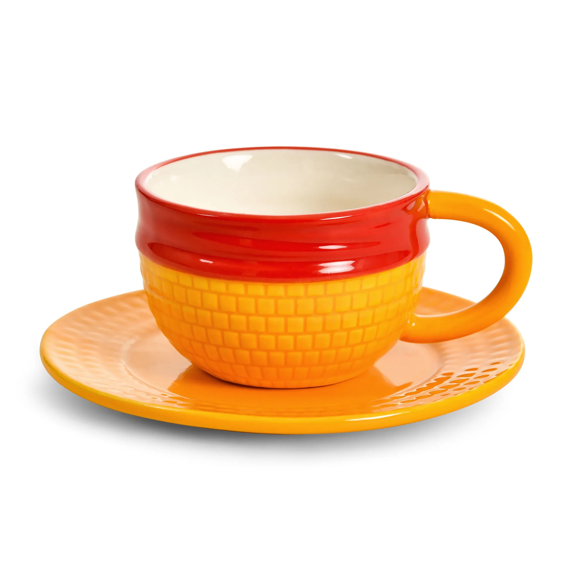 Luffy Strohoed Mok met Schoteltje - One Piece