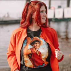 Luffy T-shirt zwart - One Piece