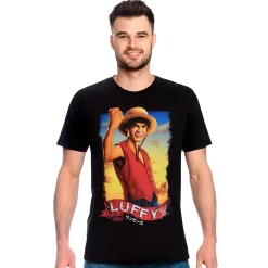 Luffy T-shirt zwart - One Piece