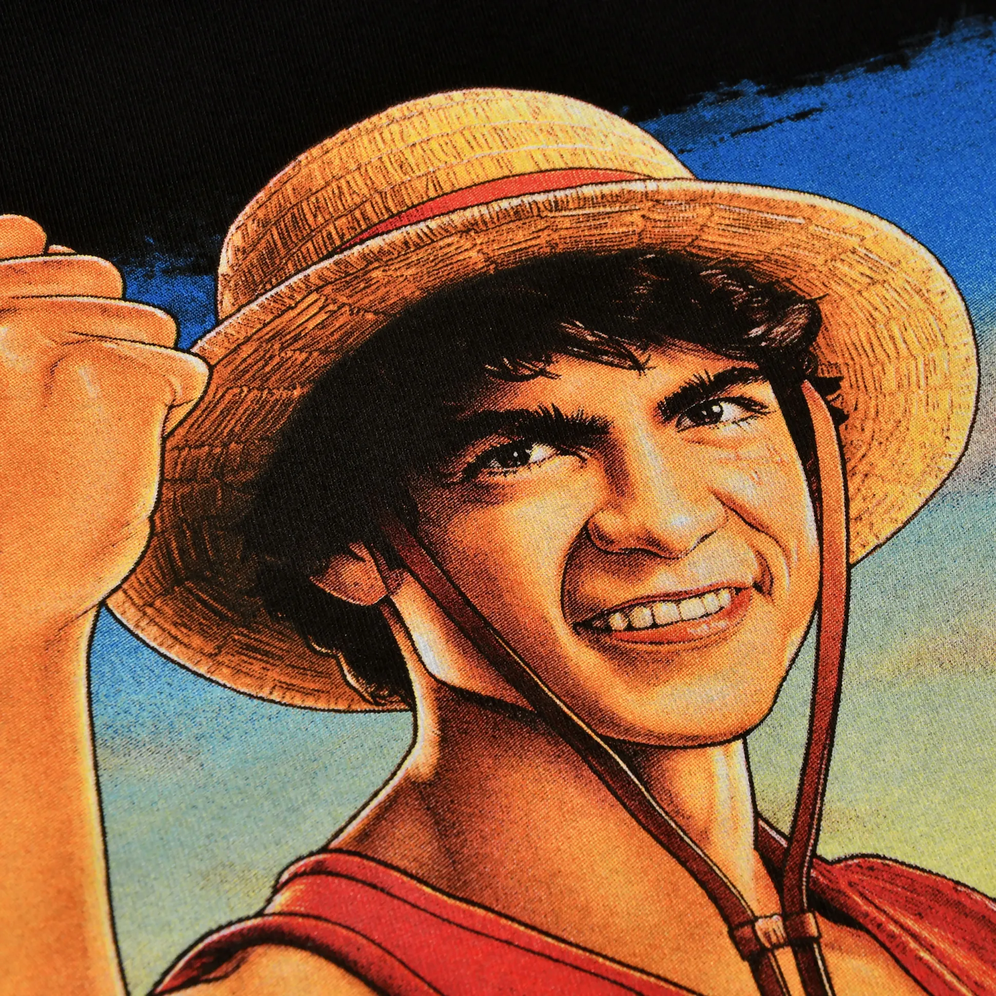 Luffy T-shirt zwart - One Piece