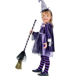 Magische Heks - Kinderkostuum Paars