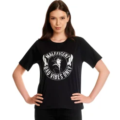 Maleficent - Bad Vibes Only Dames T-shirt Zwart