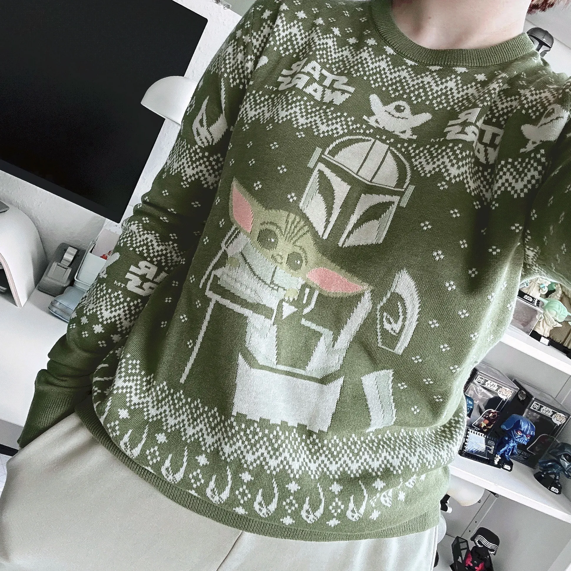 Mando en Grogu gebreide trui - Star Wars The Mandalorian