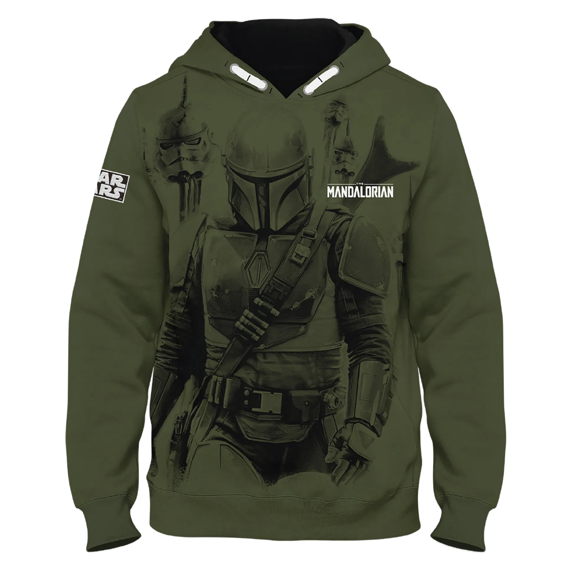 Mando Hoodie Kinderen Groen - Star Wars The Mandalorian