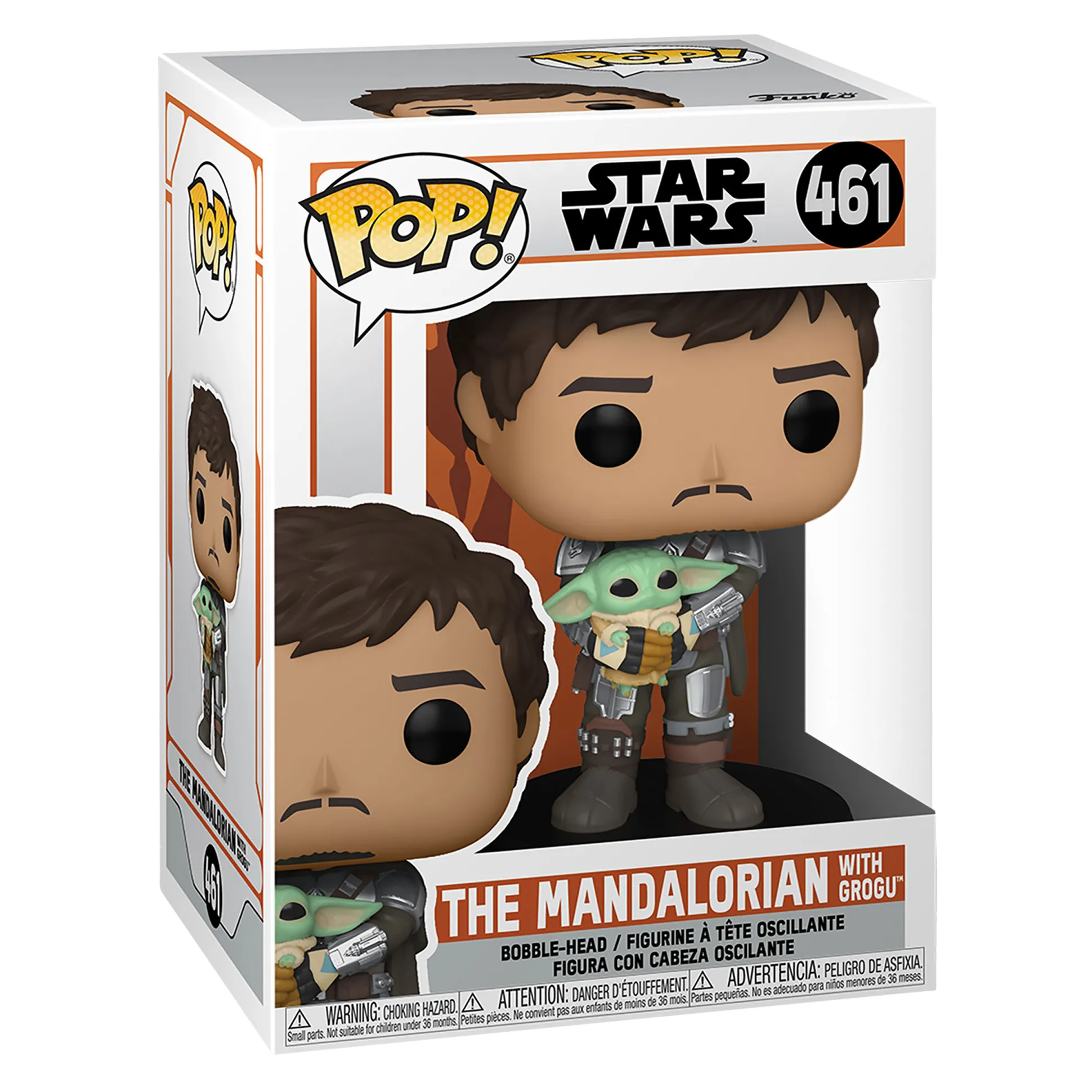 Mando met Grogu Funko Pop Figuur - Star Wars The Mandalorian