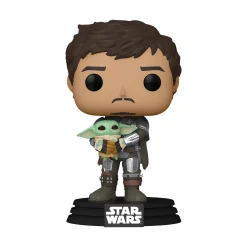 Mando met Grogu Funko Pop Figuur - Star Wars The Mandalorian