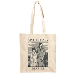 Maomao en Jinshi tote bag voor fans van The Apothecary Diaries