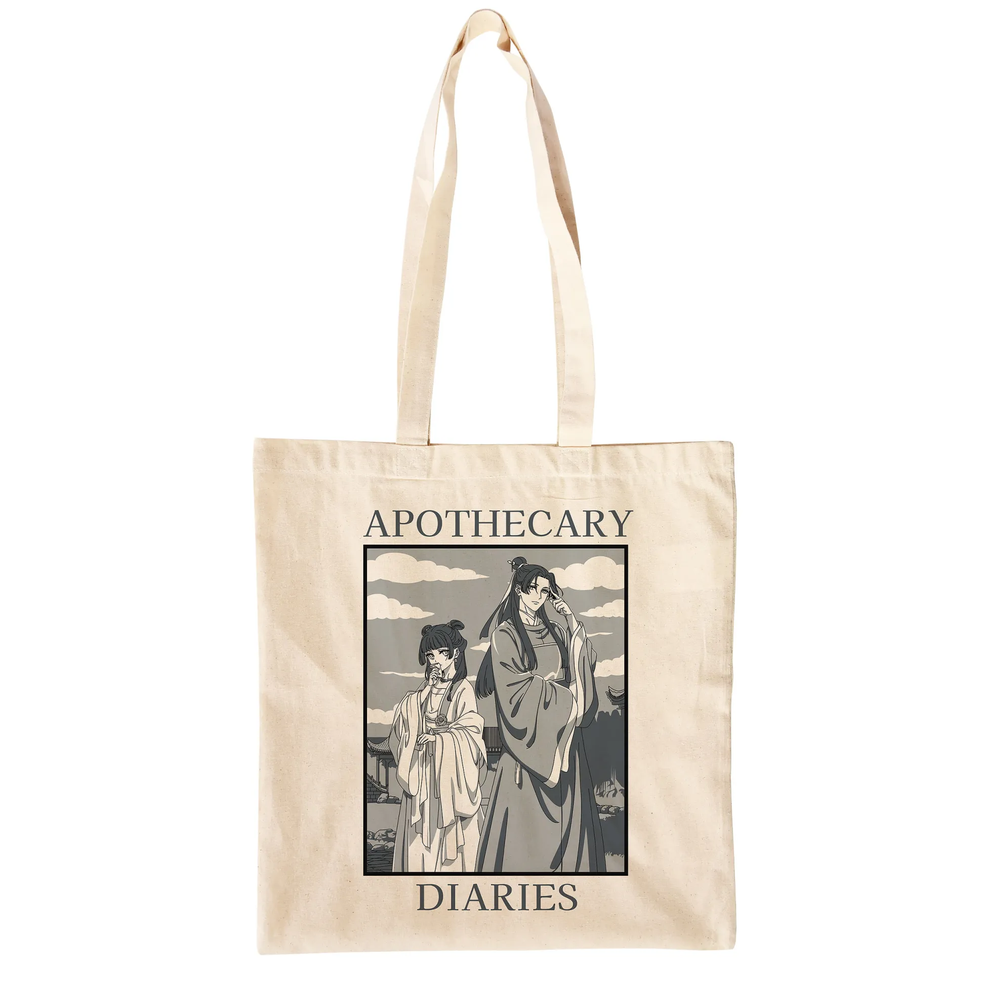 Maomao en Jinshi tote bag voor fans van The Apothecary Diaries