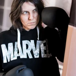 Marvel - Comic Logo Hoodie Zwart