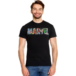 Marvel - Comic Strip Logo T-shirt zwart