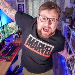 Marvel - Guardians Logo Shirt zwart