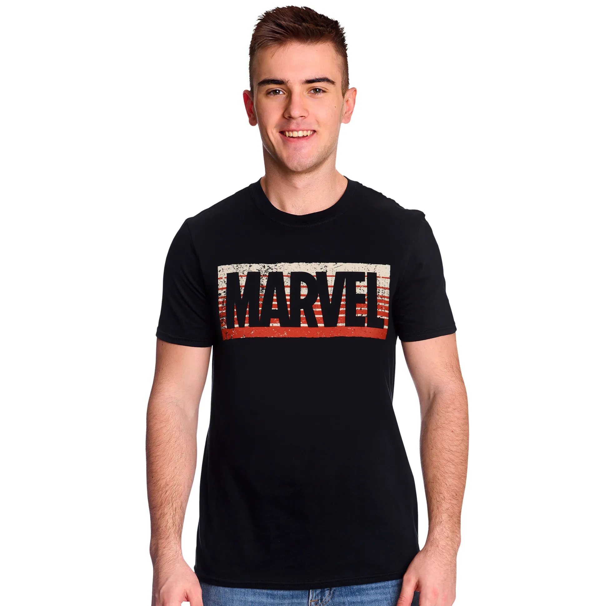 Marvel - Guardians Logo Shirt zwart