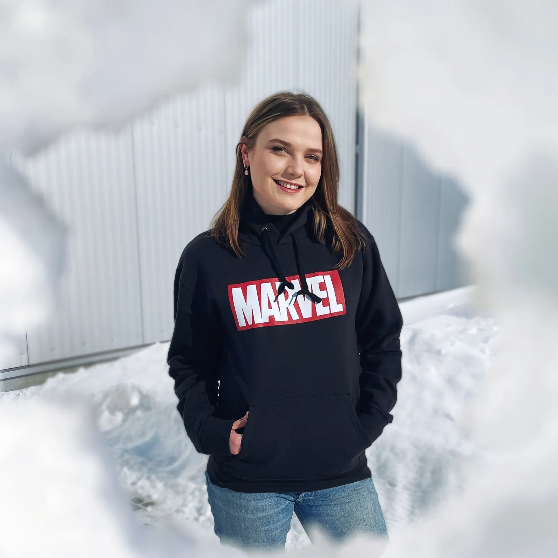 Marvel - Logo Hoodie Zwart