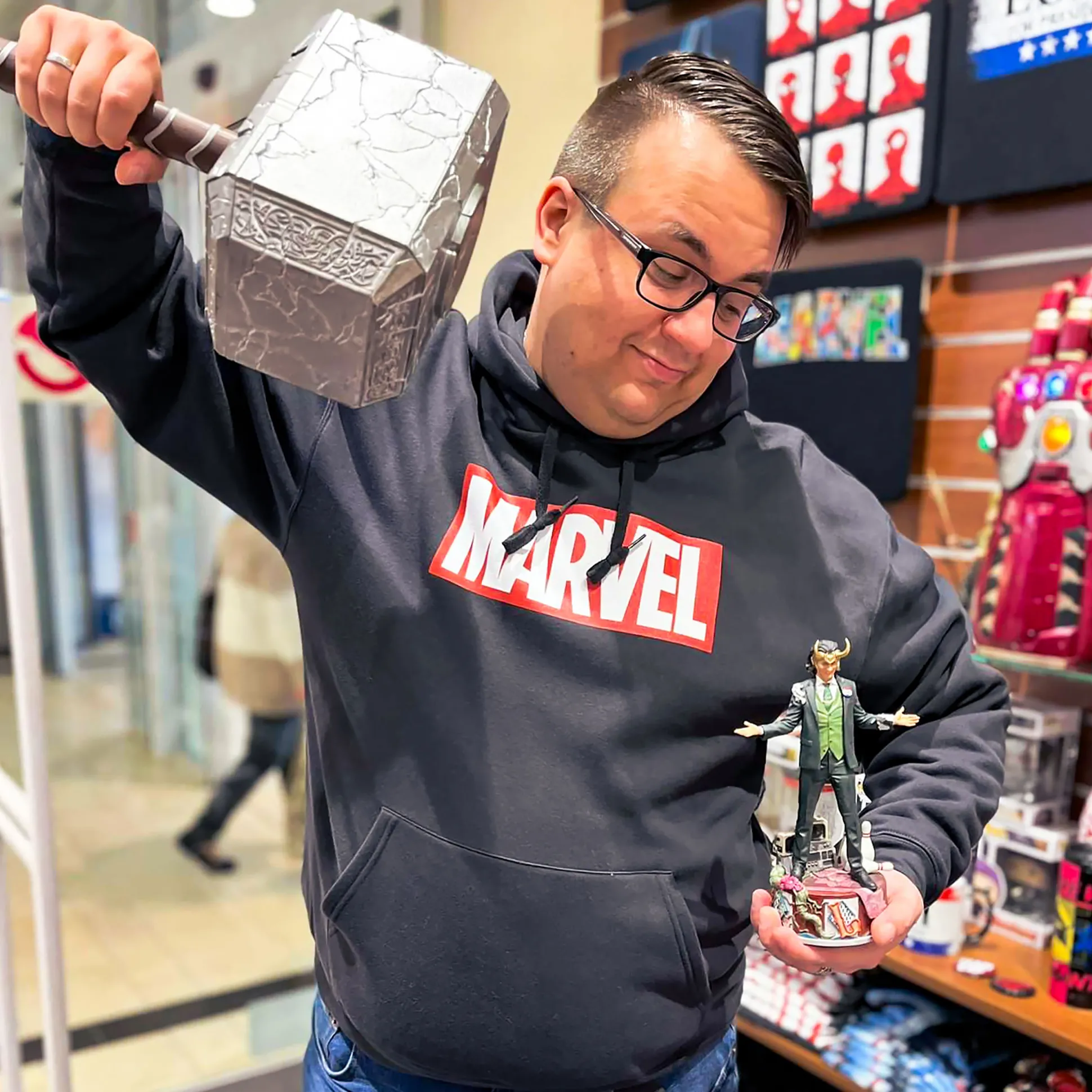 Marvel - Logo Hoodie Zwart