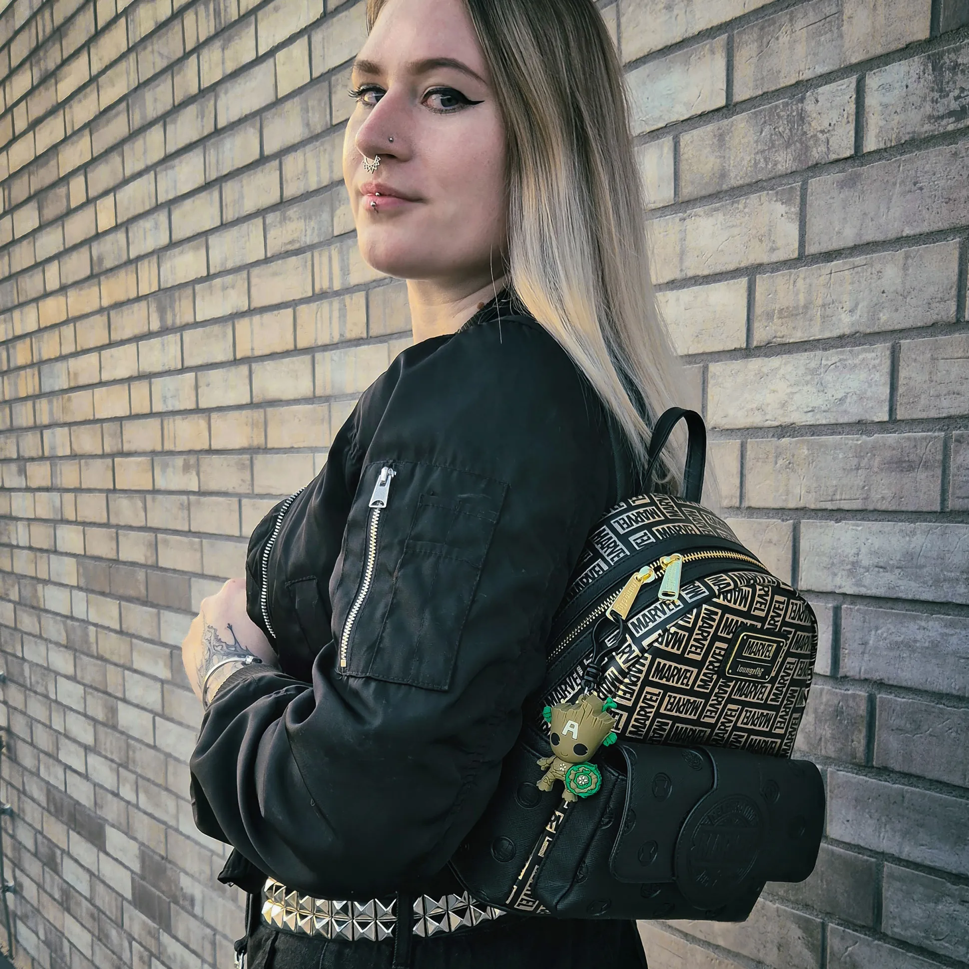 Marvel - Logo Mini Rugzak Zwart