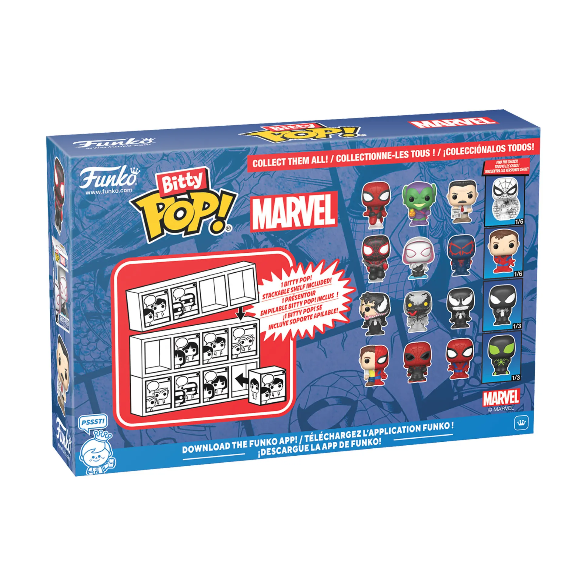 Marvel - Spider-Man Funko Bitty Pop 4-figuren Set Serie 3