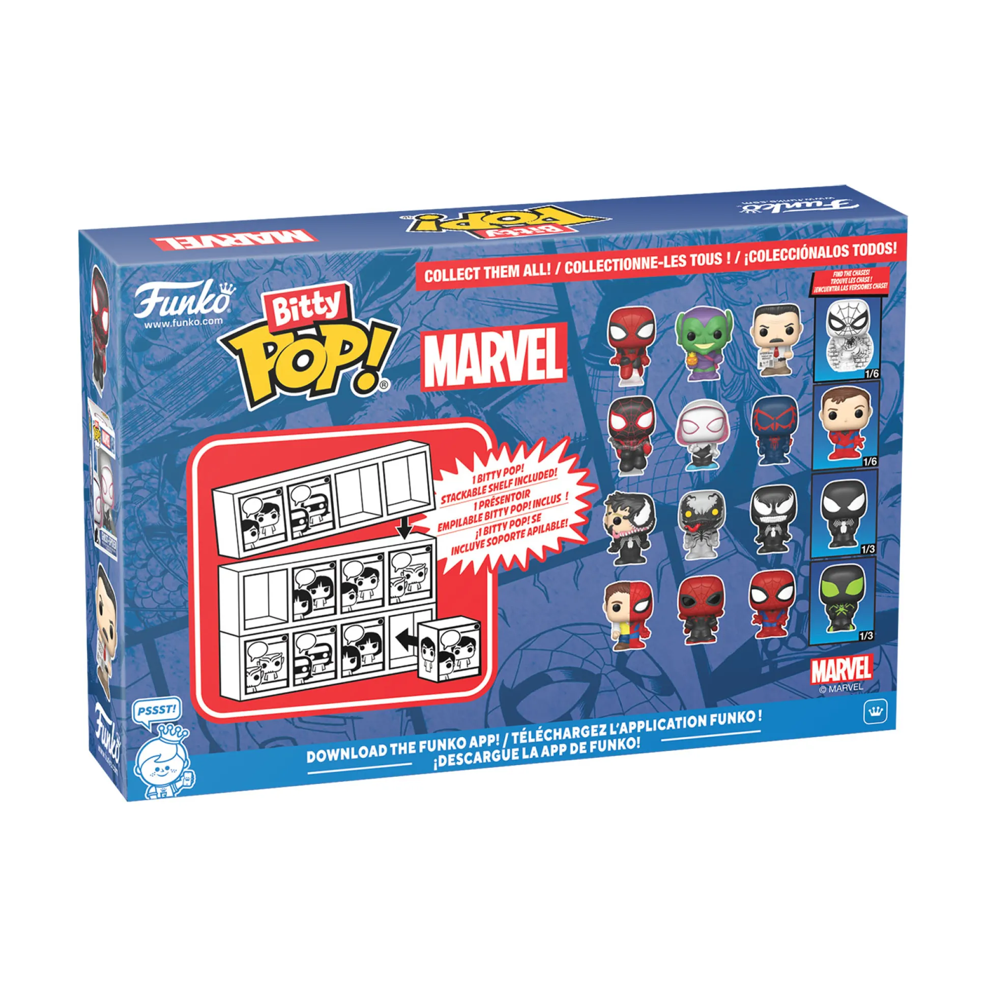 Marvel - Spider-Man Funko Bitty Pop 4-Pack Figuren Set Serie 1