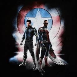 Marvel - The Falcon en de Winter Soldier T-Shirt zwart