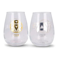 Marvel Avengers - Iron Man & Captain America Glazen 2-delige Set