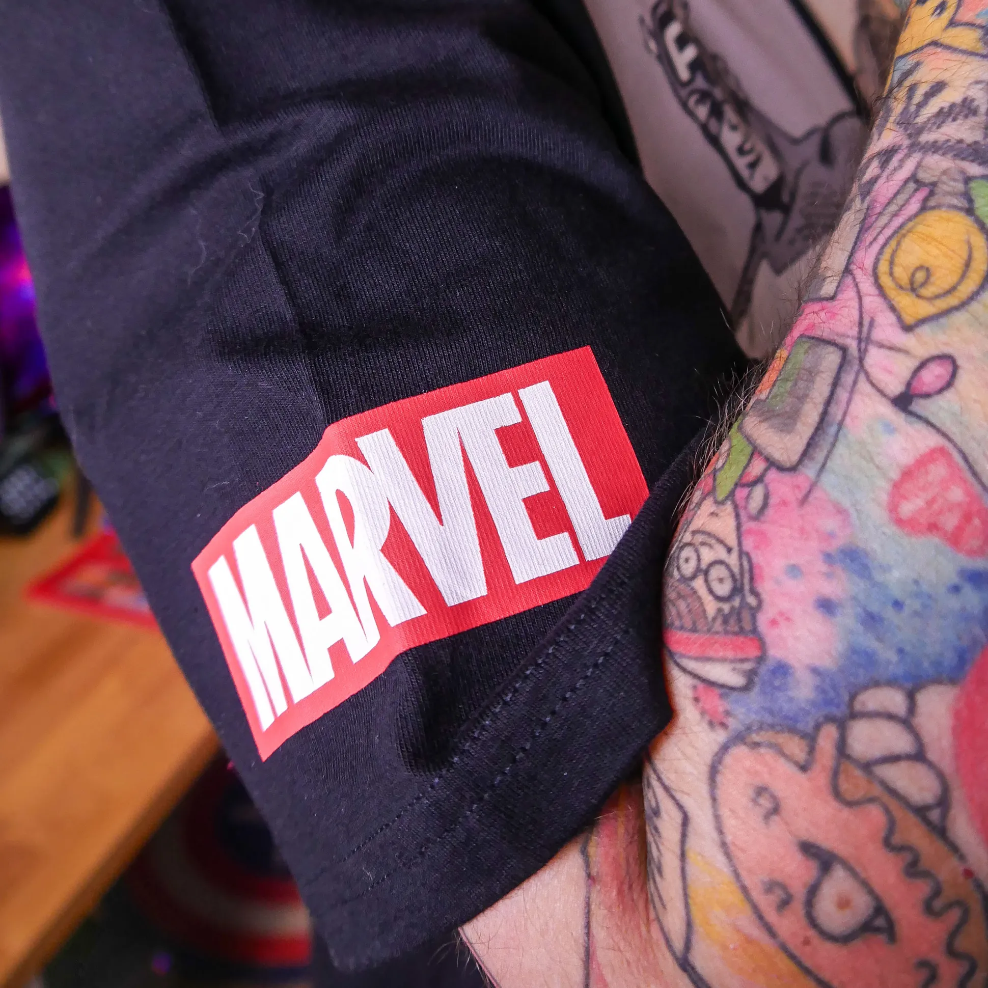 Marvel Comics - Super Heroes Since 1939 Oversize T-Shirt Zwart