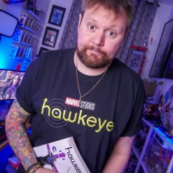 Marvel Hawkeye - Logo T-Shirt Zwart