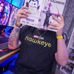 Marvel Hawkeye - Logo T-Shirt Zwart