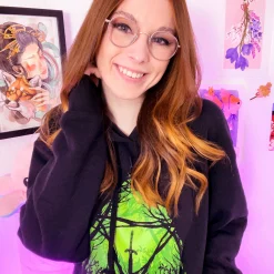 Master Sword in het bos hoodie voor Zelda fans zwart