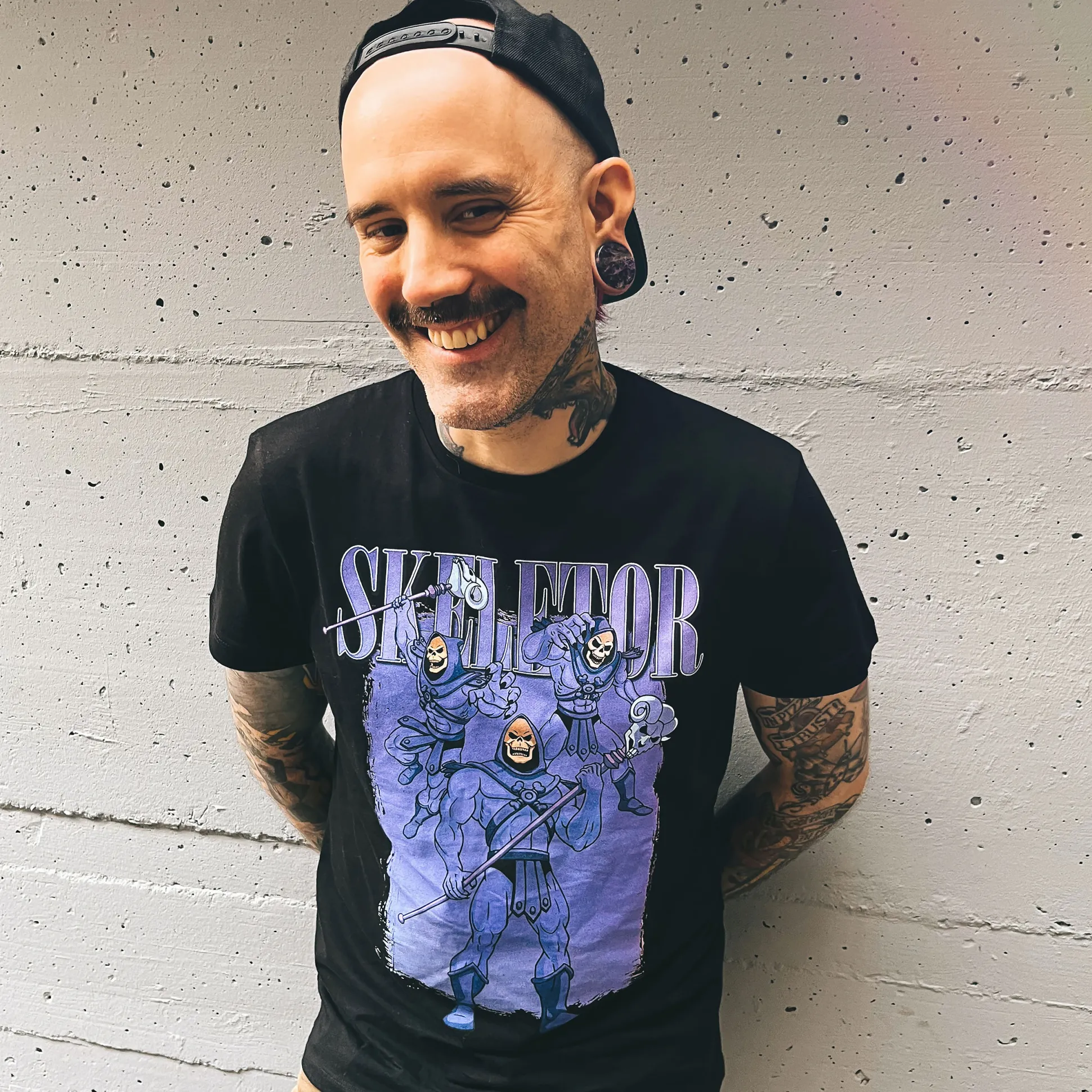 Masters of the Universe - Skeletor Schurkachtig Zwart T-Shirt