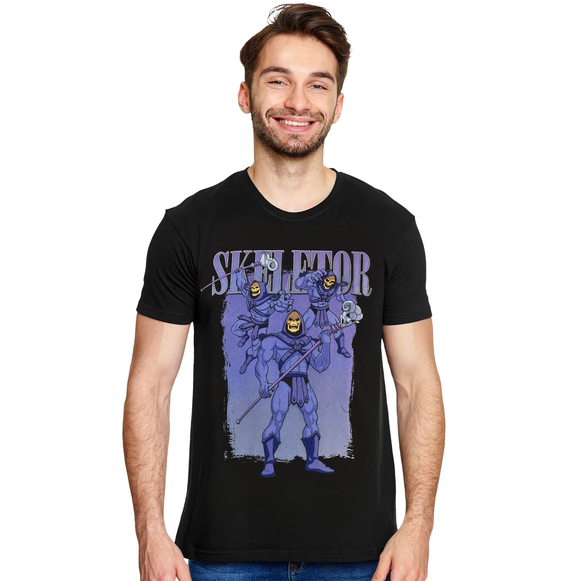 Masters of the Universe - Skeletor Schurkachtig Zwart T-Shirt