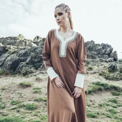 Middeleeuws Jurk Freya Zand