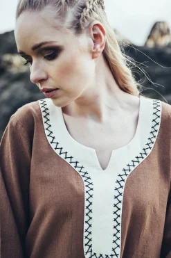 Middeleeuws Jurk Freya Zand