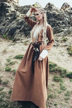 Middeleeuws Jurk Freya Zand