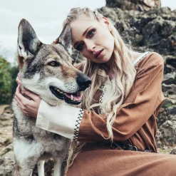 Middeleeuws Jurk Freya Zand