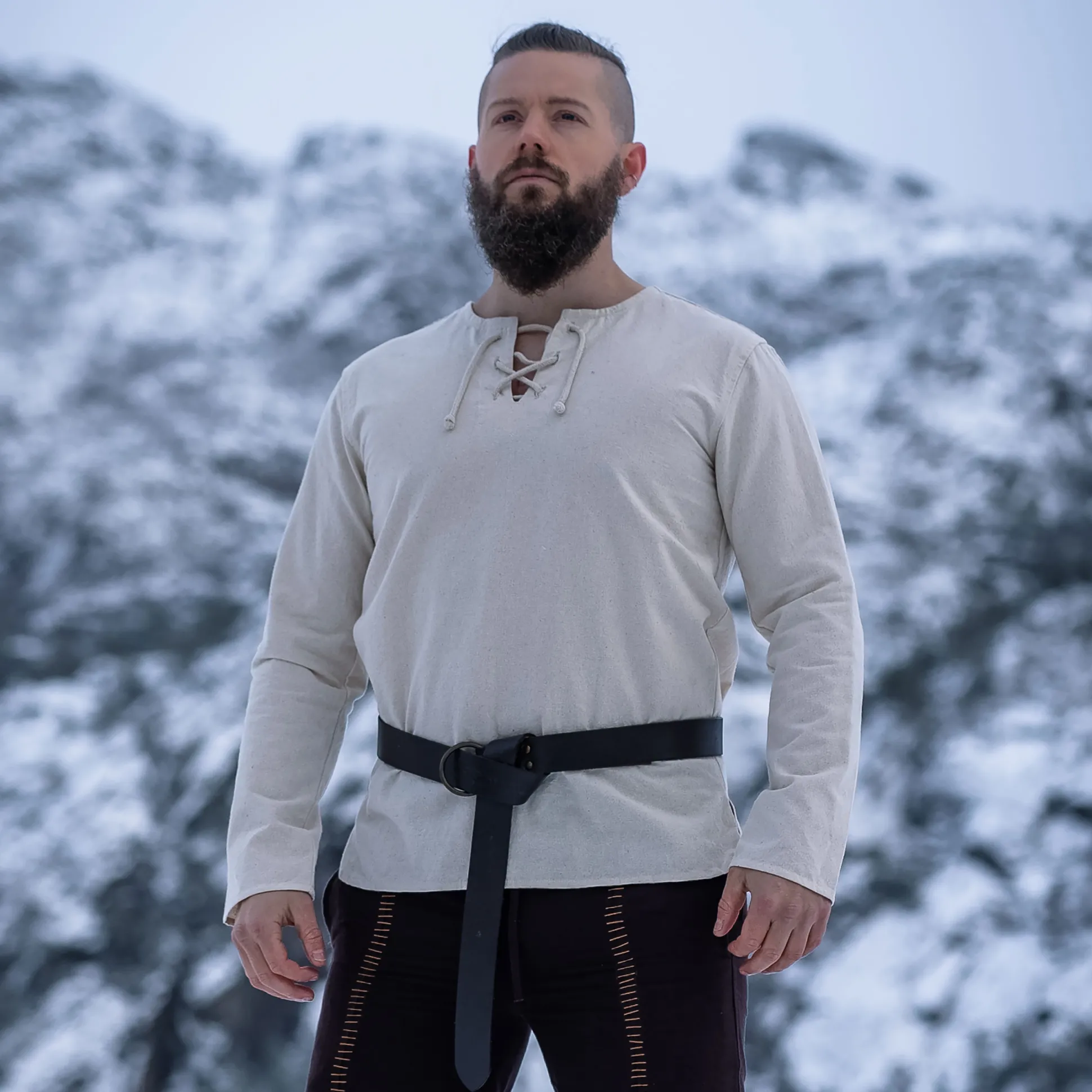 Middeleeuws vetershirt naturel