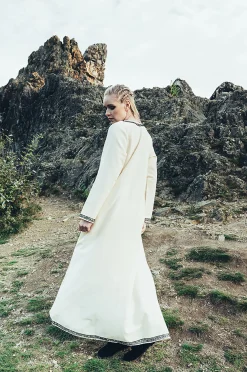 Middeleeuwse Jurk Brigida Beige