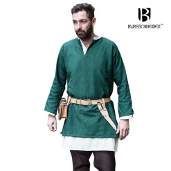Middeleeuwse korte tuniek Erik groen