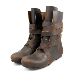 Middeleeuwse Laarzen Floki Bruin