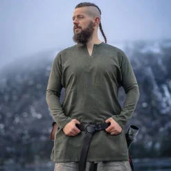 Middeleeuwse Linnen Tuniek Groen