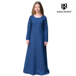 Middeleeuwse Petticoat Freya blauw