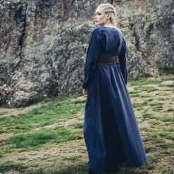 Middeleeuwse Petticoat Valdis blauw